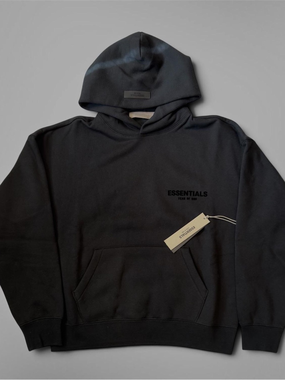 Fear of God ESSENTIALS Black Hoodie